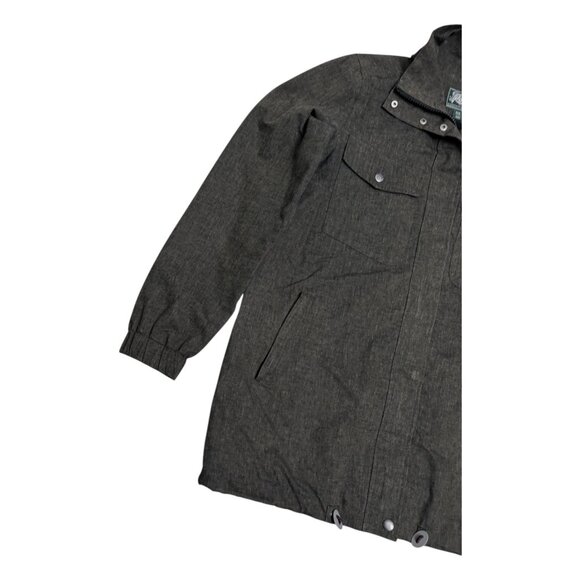 ROOTS Forest Green Light Windbreaker Designer Jacket Mens Medium - Picture 6 of 7